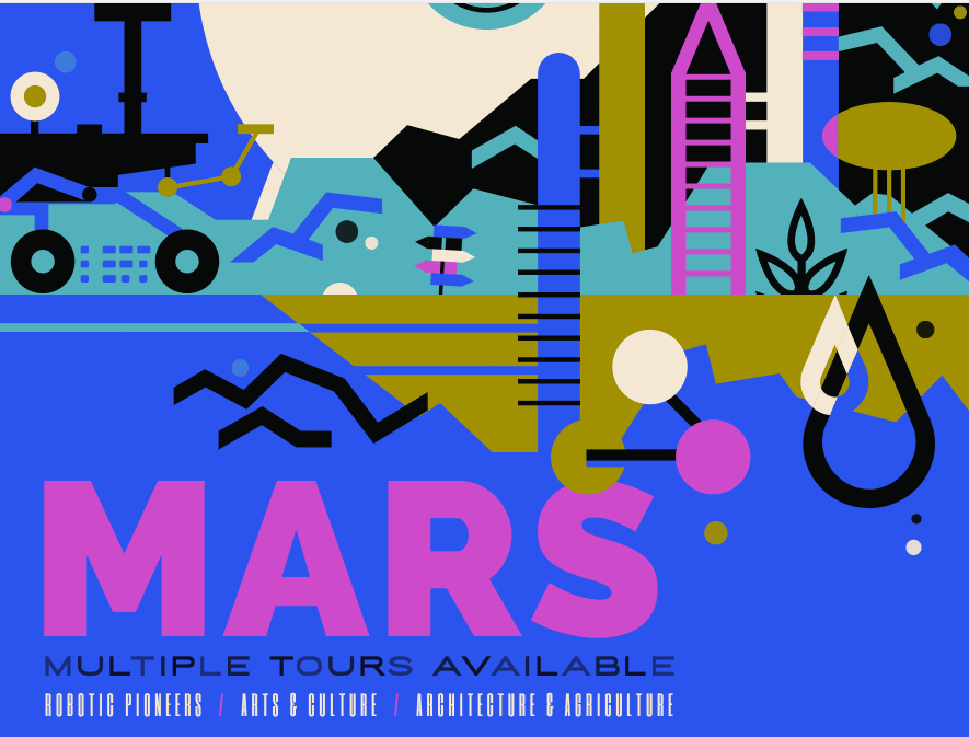 Mars poster detail